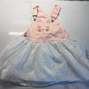 Overall style Oshkosh Bunny Dress with sparkly skirt and tail detail.
